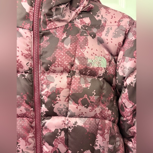 The North Face Destiny 550 Fill Down Novelty Snow Jacket Womens M Purple Winter - Picture 2 of 6